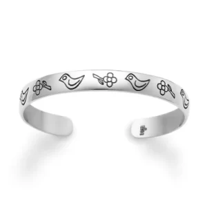 Child's Birds and Flowers Bracelet