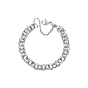 Double Link Charm Bracelet
