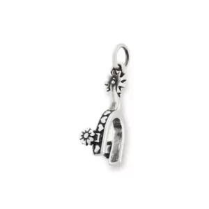 Hearts and Flowers Spur Charm