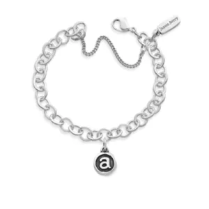 Initial Charm Bracelet